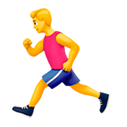 Emoji 🏃‍♂️ Uomo Che Corre su Apple iOS 11.2.