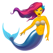 Emoji 🧜‍♀️ Sirena Donna su Apple iOS 11.2.