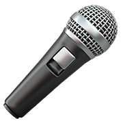 Emoji 🎤 Microfono su Apple iOS 11.2.