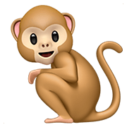 Emoji 🐒 Scimmia su Apple iOS 11.2.