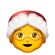 Emoji 🤶 Mamma Natale su Apple iOS 11.2.