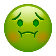 Emoji 🤢 Faccina Nauseata su Apple iOS 11.2.