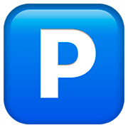 🅿️ Emoji Großbuchstabe P in blauem Quadrat Apple iOS 11.2.