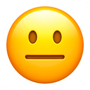 😐 Emoji Rosto Neutro na Apple iOS 11.2.