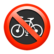 Emoji 🚳 Segnale Di Divieto Di Transito Delle Biciclette su Apple iOS 11.2.
