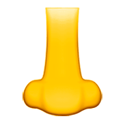 Emoji 👃 Naso su Apple iOS 11.2.
