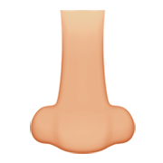 👃🏼 Emoji Nariz: Tono De Piel Claro Medio en Apple iOS 11.2.