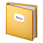 📔 Emoji Notizbuch mit dekorativem Einband Apple iOS 11.2.