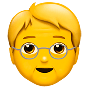 🧓 Emoji Persona Adulta Madura en Apple iOS 11.2.