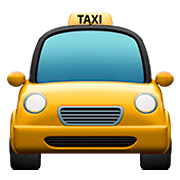 Émoji 🚖 Taxi De Face sur Apple iOS 11.2.