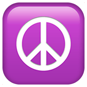 ☮️ Emoji Símbolo De La Paz en Apple iOS 11.2.