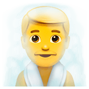 Emoji 🧖 Persona In Sauna su Apple iOS 11.2.