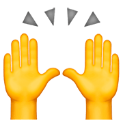 Emoji 🙌 Mani Alzate su Apple iOS 11.2.