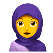 Émoji 🧕 Femme Avec Foulard sur Apple iOS 11.2.