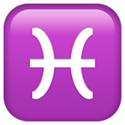 Emoji ♓ Segno Zodiacale Dei Pesci su Apple iOS 11.2.