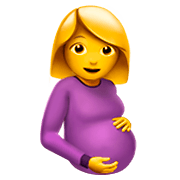 🤰 Emoji Mujer Embarazada en Apple iOS 11.2.
