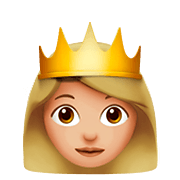 Emoji 👸🏼 Principessa: Carnagione Abbastanza Chiara su Apple iOS 11.2.