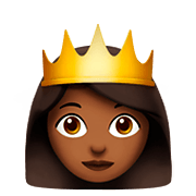 👸🏾 Emoji Prinzessin: mitteldunkle Hautfarbe Apple iOS 11.2.