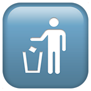 Emoji 🚮 Simbolo Per La Raccolta Dei Rifiuti su Apple iOS 11.2.