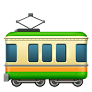 Émoji 🚃 Wagon sur Apple iOS 11.2.