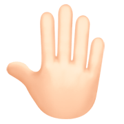 🤚🏻 Emoji erhobene Hand von hinten: helle Hautfarbe Apple iOS 11.2.