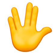 Emoji 🖖 Saluto Vulcaniano su Apple iOS 11.2.