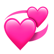 Émoji 💞 Cœurs Qui Tournent sur Apple iOS 11.2.