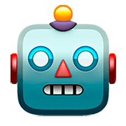 Émoji 🤖 Robot sur Apple iOS 11.2.
