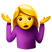 Emoji 🤷 Persona Che Scrolla Le Spalle su Apple iOS 11.2.