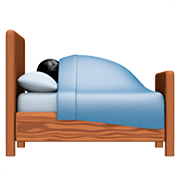 🛌 Emoji im Bett liegende Person Apple iOS 11.2.