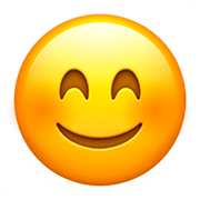 Emoji 😊 Faccina Con Occhi Sorridenti su Apple iOS 11.2.