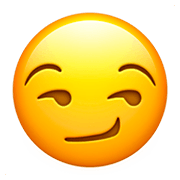😏 Emoji selbstgefällig grinsendes Gesicht Apple iOS 11.2.