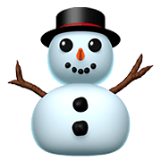 ⛄ Emoji Muñeco De Nieve en Apple iOS 11.2.