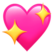 💖 Emoji Coração Brilhante na Apple iOS 11.2.