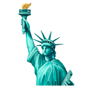 Emoji 🗽 Statua Della Libertà su Apple iOS 11.2.