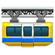 Émoji 🚟 Train Suspendu sur Apple iOS 11.2.