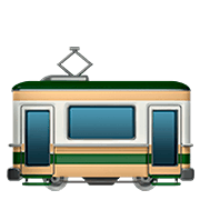 🚋 Emoji Vagón De Tranvía en Apple iOS 11.2.