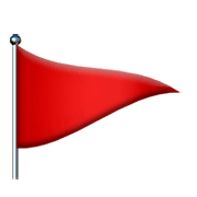 Emoji 🚩 Bandierina Rossa su Apple iOS 11.2.