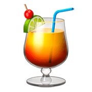 🍹 Emoji Bebida Tropical na Apple iOS 11.2.