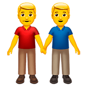 Émoji 👬 Deux Hommes Se Tenant La Main sur Apple iOS 11.2.