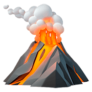 Émoji 🌋 Volcan sur Apple iOS 11.2.