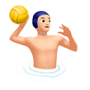 🤽🏻 Emoji Persona Jugando Al Waterpolo: Tono De Piel Claro en Apple iOS 11.2.