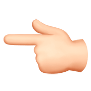 Emoji 👈🏻 Indice Verso Sinistra: Carnagione Chiara su Apple iOS 11.2.