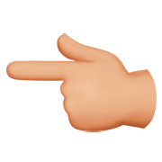 👈🏼 Emoji Dorso De Mano Con índice A La Izquierda: Tono De Piel Claro Medio en Apple iOS 11.2.