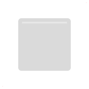 ◽ Emoji Cuadrado Blanco Mediano-pequeño en Apple iOS 11.2.