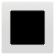 🔳 Emoji weiße quadratische Schaltfläche Apple iOS 11.2.
