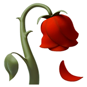 Émoji 🥀 Fleur Fanée sur Apple iOS 11.2.