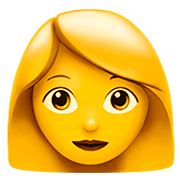 👩 Emoji Mujer en Apple iOS 11.2.