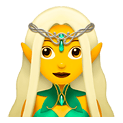 Emoji 🧝‍♀️ Elfo Donna su Apple iOS 11.2.