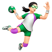 Émoji 🤾🏻‍♀️ Handballeuse : Peau Claire sur Apple iOS 11.2.